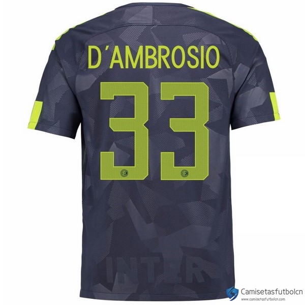 Camiseta Inter Tercera equipo D'Ambrosio 2017-18